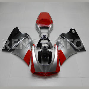 Kit de carénage complet en plastique ABS pour Ducati 748 916 996 1994-1999 Rouge Argent Noir Injection Carrosserie de moto - Product Image 1