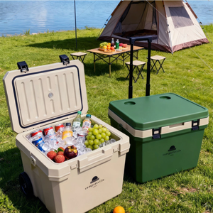 Glacière isotherme imperméable de 48 L pour le camping, le jardin, les pique-niques et les activités de plein air, pour la conservation des aliments au frais - Product Image 1