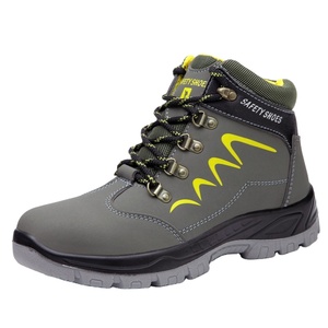 Nueva hebilla giratoria tejido volador trabajo protección aviación ingeniería verano zapatos de seguridad para hombres - Product Image 1