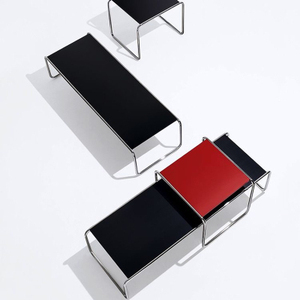 Moderno e minimalista <span class=keywords><strong>tavolino</strong></span> <span class=keywords><strong>rettangolare</strong></span> soggiorno Nordic medio-di età compresa tra combinazione piccolo appartamento divano tabella di copertura in acciaio - Product Image 3