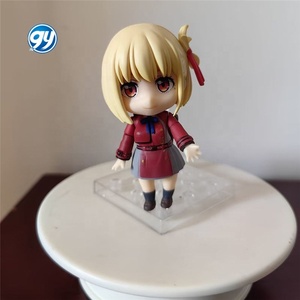 <span class=keywords><strong>Lycoris</strong></span> Recoil Chisato Nishikigi Q versión Nendoroided cambio de cara figura móvil adorno en caja 1955 - Product Image 3
