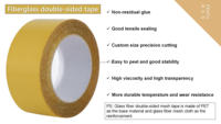 Cinta Adhesiva para Alfombras de Doble Cara, Removible, Resistente, Transparente, con Adhesivo Acrílico de Fusión en Caliente, Impermeable, sin Rastro, con Respaldo de Papel Kraft