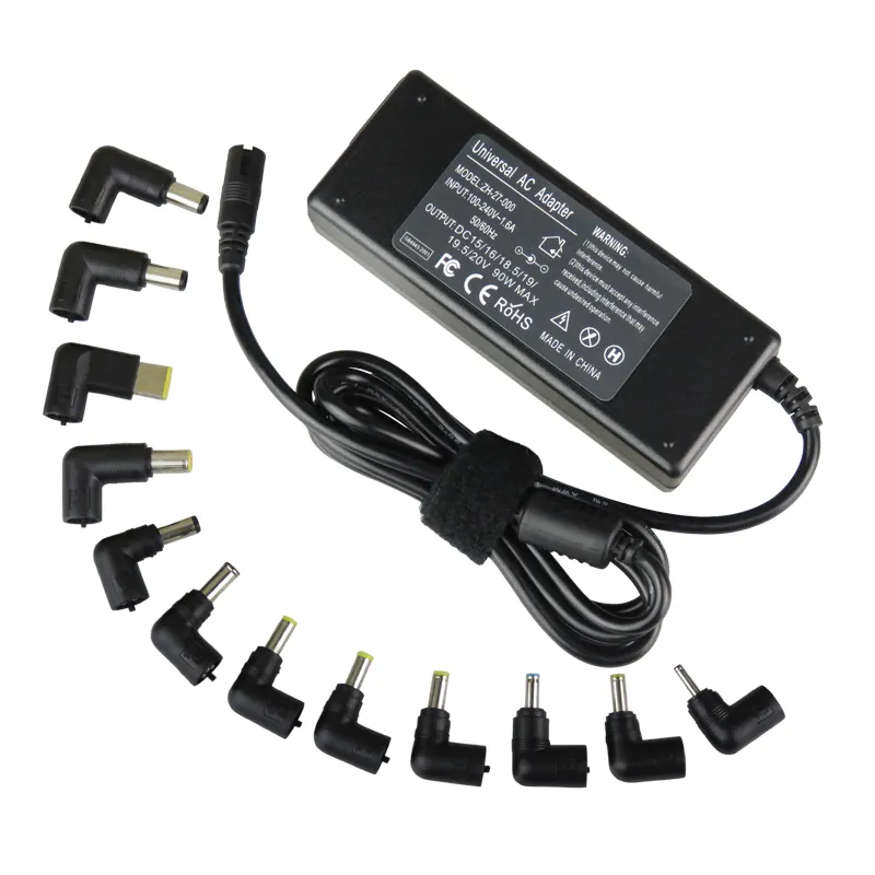 15V-20V 90W for Asus for HP for Dell for Lenovo for Toshiba for Samsung Compatible Universal Laptop Adapter Charger