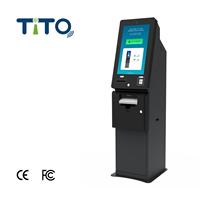 Mesin Pembagian Hadiah Permainan Koin Dispenser Tiket Kode QR Terminal Kios Penukaran Tiket 1 Tahun Dapat Disesuaikan Bahan Baja