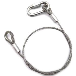 1.5 مللي متر أسلاك الفولاذ حبل مع تصاعد تبويب أسلاك الفولاذ حبل الجمعية مع المعادن علامة التبويب - Product Image 5