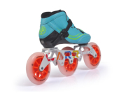 Personnalisé de haute qualité pour les chaussures à roulettes de vitesse 85A roues à rebond élevé nouveau design chaussures de patins à roulettes roues