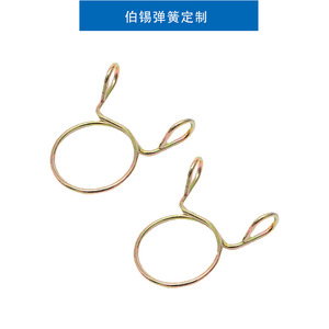 Stainless Steel Double <b>Ear</b> Spring <b>Clip</b> Pipe Clamp Hardware Twist Type - Product Image 4