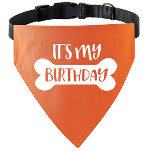 Tanpopo All-Cotton Triangle Collar Perro Bufanda Mascota Cumpleaños Babero - Product Image 4