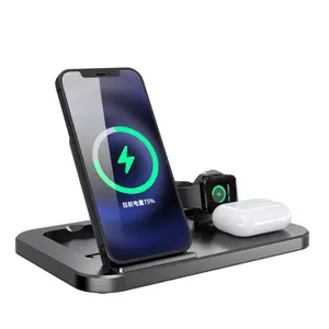 5 in 1 wireless charger Carregador sem fio 5 em 1 Chargeur sans fil 4 en 1 5 in 1 kabelloses Ladegerat Pengisi daya nirkabel