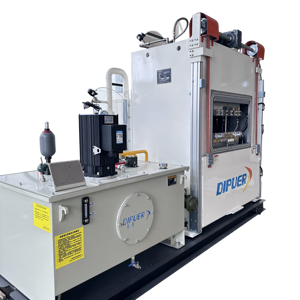 Anpassbare Vakuum press maschine für die elektronische Material industrie Hoch temperatur für Test pressen mit neuer Motor pumpe - Product Image 2