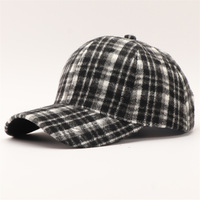 Gorra de Béisbol Unisex de Lana de 6 Paneles, Estilo Británico, de Alta Calidad, para las Cuatro Estaciones, Ajustable, a la Moda, 2026