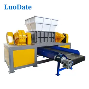 Dubbele As Afval Metalen Shredder Machine Voor Verkoop Ijzer Schroot Shredder Machine Metalen Recycling Machine Lage Prijs