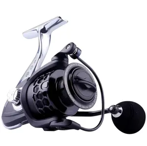 JETSHARK Kumparan Pancing GK1000-7000, Aksesoris Memancing Air Asin Kumparan Logam 5.2:1 Penggulung Maksimal 8KG