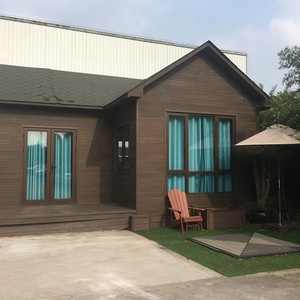 Panneaux muraux en WPC imperméables CE, revêtement sans entretien, composite bois-plastique WPC, jardin, extérieur - Product Image 1