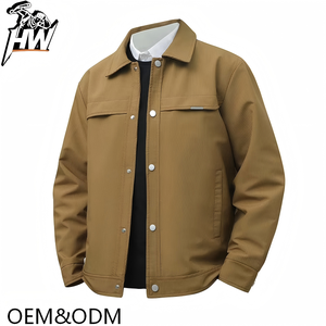 Chaqueta Personalizada Ecológica para Hombre, Estilo Y2K Revival, Hombros Caídos, Minimalista, Venta al Por Mayor OEM, Ropa Urbana Sostenible - Product Image 1
