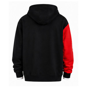 Sweat à capuche personnalisé pour homme, 100% coton lourd (370g), style streetwear décontracté, avec poche, respirant, écologique, OEM/ODM - Product Image 2