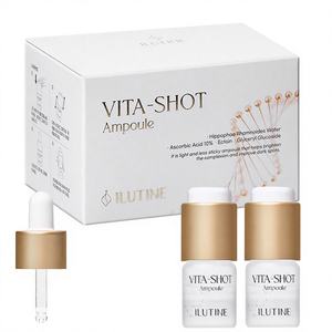 Ampoule liquide éclaircissante à la vitamine C stabilisée pour le visage, solution de soin de la peau professionnelle non grasse pour un teint uniforme et éclatant - Product Image 1