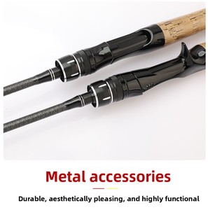 คันเบ็ดตกปลา LOVITA UL ไฟเบอร์กลาสแบบตัน ปลายคันเคลือบดีบุก แบบ Spigot-joint สำหรับตกปลาเบส แบบ Soft Tune  แบบ <span class=keywords><strong>Casting</strong></span>/<span class=keywords><strong>Spinning</strong></span> 2 ท่อน - Product Image 6