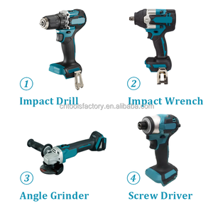 ชุดเครื่องมือไร้สาย 18V LXT Brushless 4 ชิ้น ประกอบด้วย สว่าน 40 นิวตันเมตร ไขควง 180 นิวตันเมตร ประแจบล็อก 1000 นิวตันเมตร - Product Image 1
