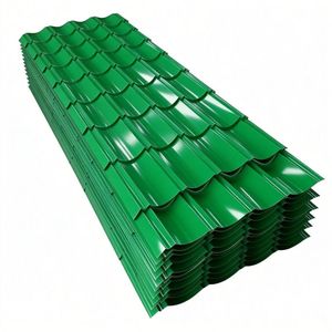 Tôle d'acier galvanisé ondulé prépeint / Tôle de métal Galvalume / Tôle de toiture en Aluzinc colorée - Prix par feuille - Product Image 6