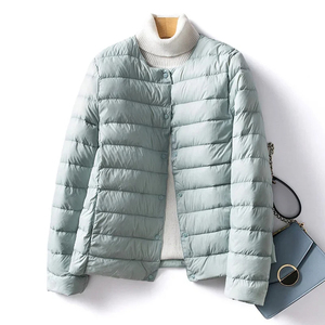 Mode <span class=keywords><strong>Ultra</strong></span> léger duvet de canard femmes manteau léger chaud femme coupe-vent femmes doudounes - Product Image 4