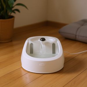 Bebedero Automático para Mascotas Duo Stream de 1L, Blanco y Azul - Product Image 3