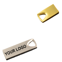Échantillon gratuit pas cher, clé USB 2.0 en métal de 4 Go, mémoire flash, clé USB, logo personnalisé, marque OEM