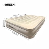Matelas Gonflable d'Extérieur Pliable avec Pompe Intégrée, Vente en Gros OEM ODM, Matelas de Camping Gonflable Économique