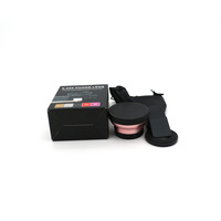 Lensa kamera profesional 2 in 1, lensa kamera ponsel Universal 37mm 0.45x49 sudut lebar makro Hd lensa mata ikan untuk Iphone Android