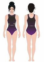 Vêtements de performance à impression sublimée personnalisée très vendus, justaucorps de gymnastique noir pour filles, justaucorps de ballet en spandex et maille, vêtements de danse pour enfants