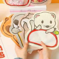 Sacs à fermeture éclair en forme d'animaux de dessin animé mignons pour emballer des bonbons, des biscuits et des cadeaux