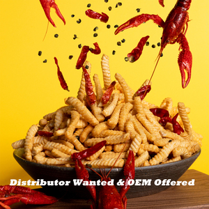 Không chiên Tôm Cracker 80g cay Crawfish hương vị Snack thực phẩm bao bì giải trí đồ ăn nhẹ - Product Image 4
