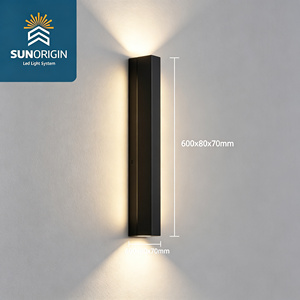 Applique murale LED extérieure 12W 18W 30W, éclairage mural en bande 20CM 30CM 50CM pour cour et jardin - Product Image 3