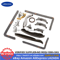 Kit de remplacement de chaîne de distribution de pièces automobiles de haute qualité pour moteur D4CB 2.5L Kia Hyundai Sorento H100 H200 CRDi 24351-4A020 24361-4A020