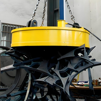 Pont roulant électromagnétique à commande cabine/à distance, haute force d'aspiration, pour la levée de ferraille en usine de recyclage des métaux