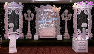 Lampes marocaines colorées en fibre de verre, décorations de scène Mehndi, lanternes marocaines pour la décoration de Mehndi, pièces - Product Image 2