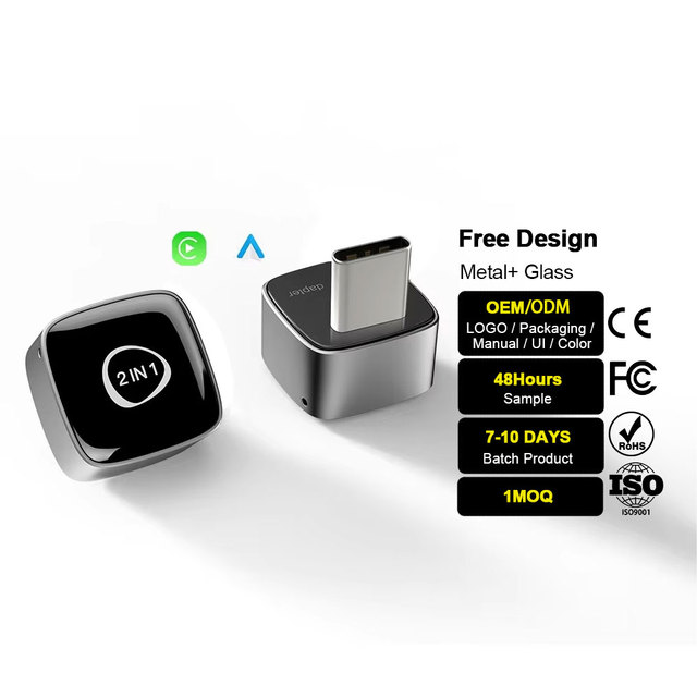 M5 Portable Mini USB Type C Wireless CarPlay Adapter for Android Auto iPhone IOS Auto Converter Dongle