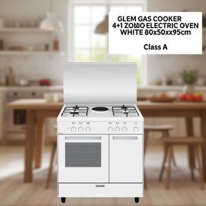 Cucina gas 4+1 zone Forno elettrico ALPHA AR856EX Bianco Classe A (80x50x95cm) - Product Image 3