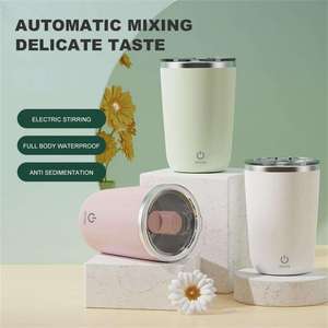 Taza automática autoagitadora de 350ml, taza eléctrica giratoria perezosa de acero inoxidable, taza mezcladora de leche y café, taza agitadora magnética - Product Image 5