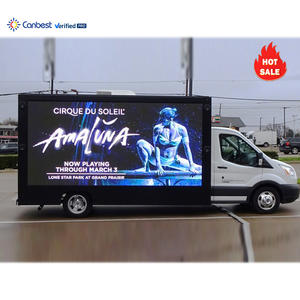 Layar LED Billboard Bergerak untuk Iklan di Kendaraan, Tahan Air untuk Luar Ruangan, P4 4Mm, untuk Truk Komersial - Product Image 4