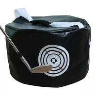 Sac d'entraînement de golf portable personnalisé avec logo pour l'impact et le swing, idéal pour la pratique intérieure et extérieure