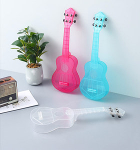 Venta al por mayor 21 pulgadas colorido plástico <span class=keywords><strong>transparente</strong></span> <span class=keywords><strong>ukelele</strong></span> bebé instrumento musical regalo - Product Image 4