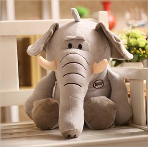 Giá Rẻ Dễ Thương Big Tai Màu Xanh Voi Nhồi Bông Anime Sang Trọng Tùy Chỉnh Thiết Kế Con Voi Đồ Chơi Sang Trọng - Product Image 2