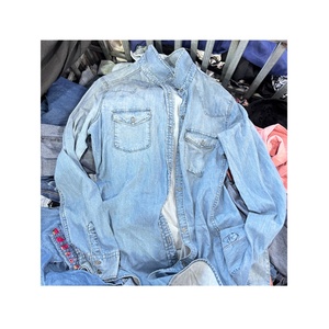 Vêtements d'occasion Ukay Bales, chemises <span class=keywords><strong>en</strong></span> jean <span class=keywords><strong>pour</strong></span> hommes et femmes, vêtements d'occasion mixtes, chemises <span class=keywords><strong>en</strong></span> jean de seconde main, vêtements d'occasion à <span class=keywords><strong>revendre</strong></span> - Product Image 3