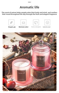 Caja de Regalo de Aromaterapia con <span class=keywords><strong>Leña</strong></span> Aromática, Vela Navideña Perfumada Hecha a Mano y Adorno de Cera ZS262-SOY - Product Image 6
