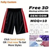 Shorts de basket-ball pour hommes avec logo personnalisé, séchage rapide, poche, 100% polyester, respirant, short de basket