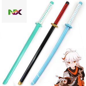 ดาบไม้คาเอดะฮาระ คาซึฮะ ขนาด 100 ซม. ทำจาก ABS สำหรับคอสเพลย์อนิเมะ อินาสึมะ พร้อมเอฟเฟกต์สายฟ้าล้อมรอบ ใช้ประกอบชุดคอสเพลย์อนิเมะ - Product Image 1