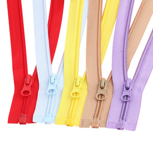 <span class=keywords><strong>Fermeture</strong></span> à glissière en nylon épaississante écologique à extrémité ouverte 5 # <span class=keywords><strong>pour</strong></span> vestes accessoires de vêtement colorés - Product Image 4