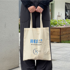 Eco-friendly Durable High Quality Cotton Canvas <b>Shopping</b> <b>Tote</b> <b>Bag</b> Lightweight Portable Minimalist Style Shoulder <b>Bag</b> for Shop - Product Image 5