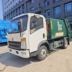 China Factory Price Howo 5Ton Small Compactor Garbage Truck for Sale - Product Image 2